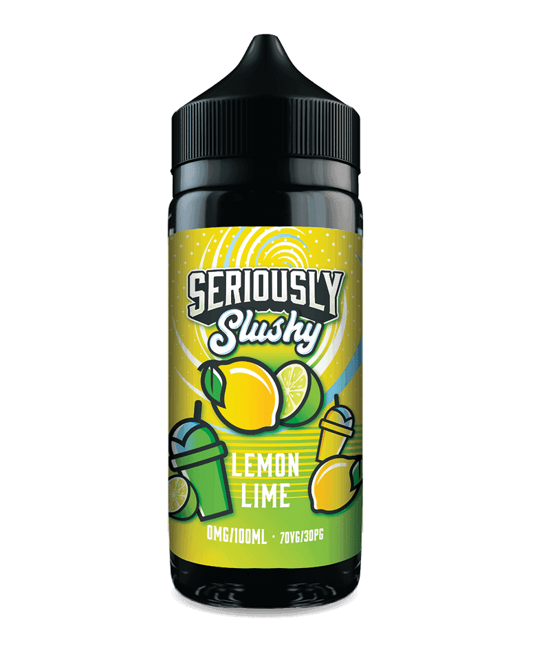 SERIOUSLY SLUSHY - LEMON LIME 100ML SHORT FILL E-LIQUID BY DOOZY - Vapeslough