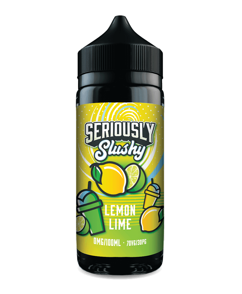 SERIOUSLY SLUSHY - LEMON LIME 100ML SHORT FILL E-LIQUID BY DOOZY - Vapeslough