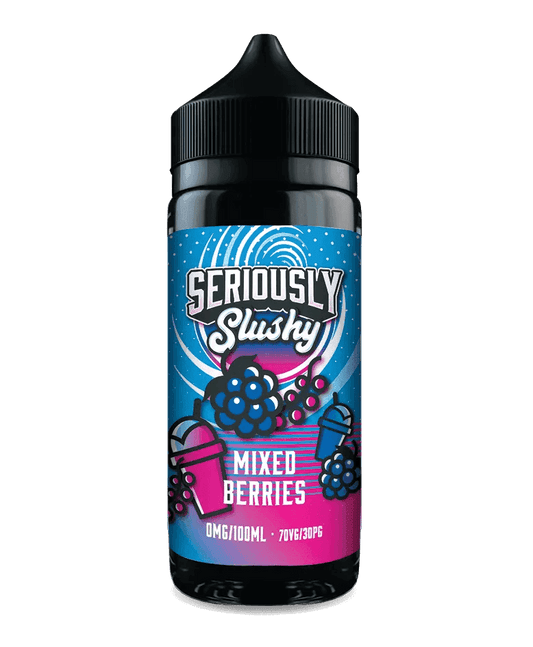 SERIOUSLY SLUSHY - MIXED BERRIES 100ML SHORT FILL E-LIQUID BY DOOZY - Vapeslough