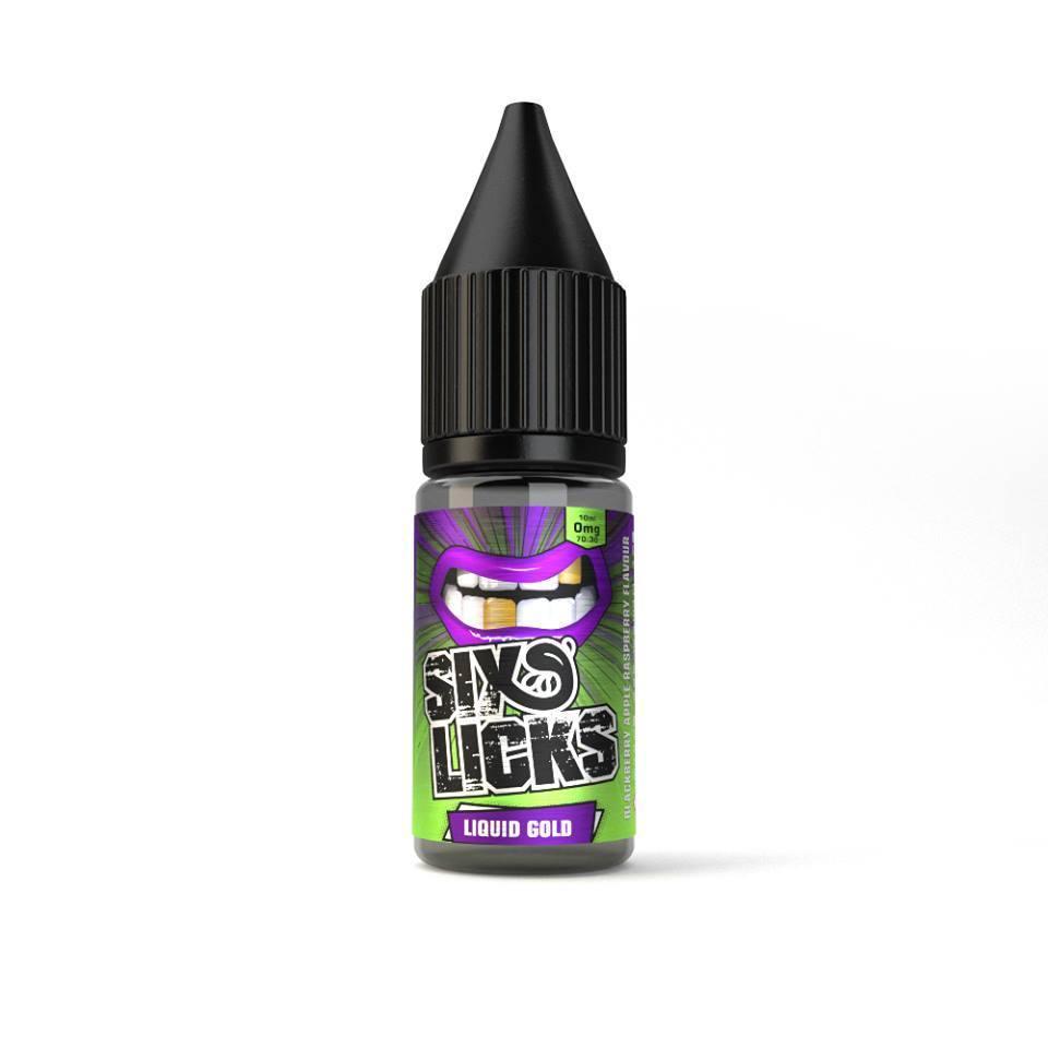 Six Licks 10 | 20 mg Nic Salts 10ml E-Liquid from £3.99 - Vapeslough