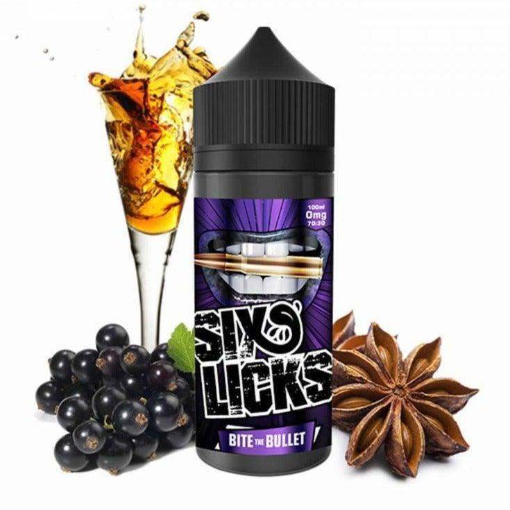 SIX LICKS 100ML SHORT FILLS E-LIQUID - Vapeslough