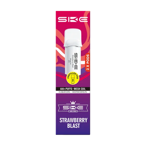 STRAWBERRY BLAST SKE 600 PRO PODS (PACK OF 2)