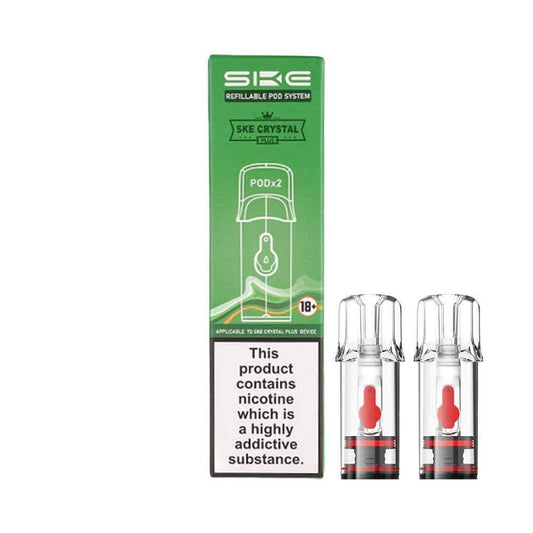 SKE REFILLABLE CRYSTAL PLUS REPLACEMENT PODS - PACK OF 2 - Vapeslough