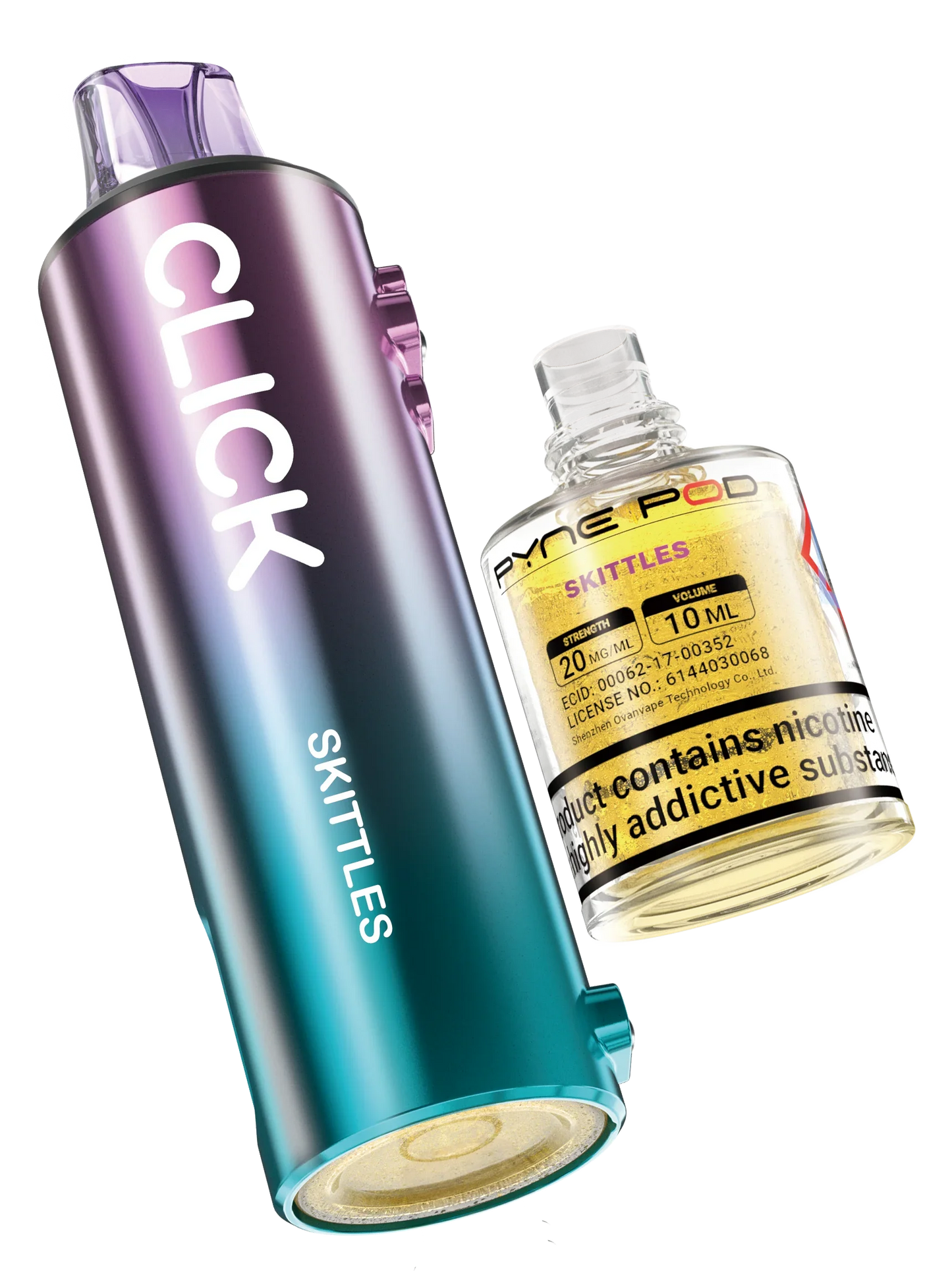 Skittles - Pyne Pod Click Prefilled Pod + Refill Container - Vapeslough