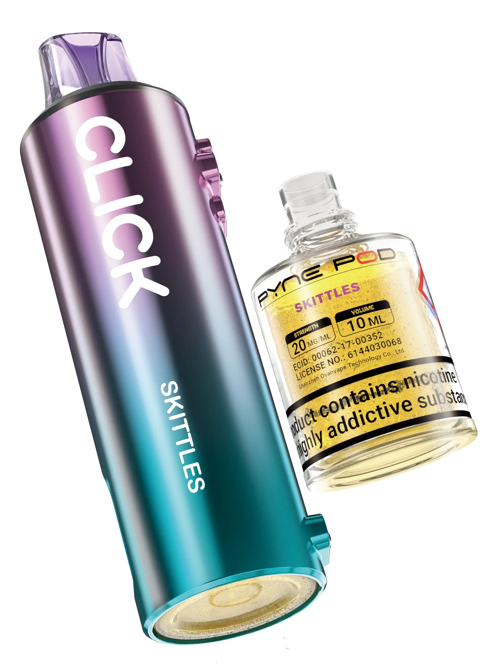 Skittles - Pyne Pod Click Prefilled Pod + Refill Container - Vapeslough