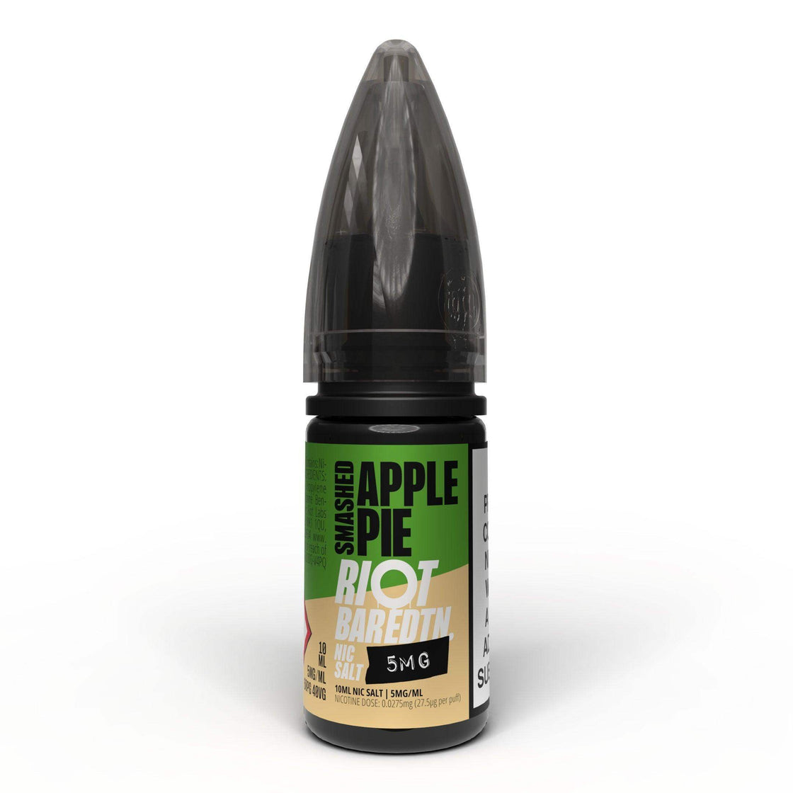 SMASHED APPLE PIE - BAR EDTN - 10ML NIC SALT E-LIQUID - 5MG | 10MG | 20MG BY RIOT SQUAD - Vapeslough