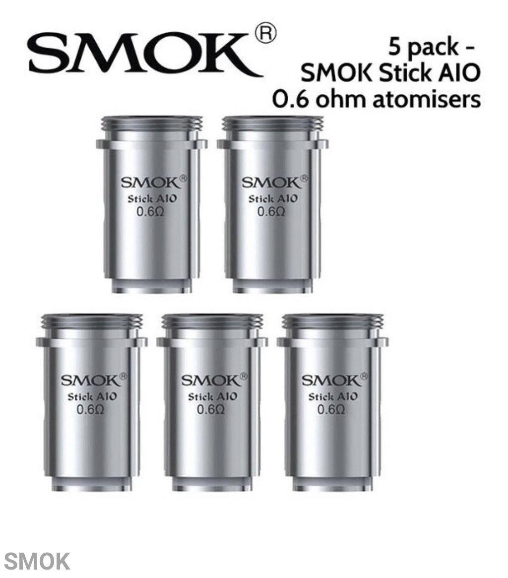 Smok Helmet Neno & Stick AIO 0.6ohm Pack of 5 Coils - Vapeslough