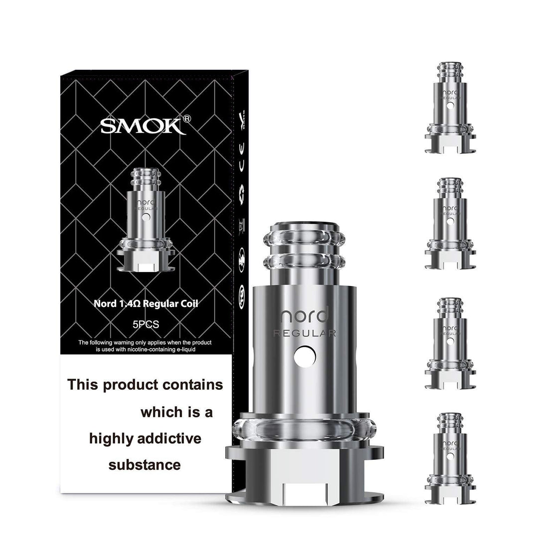 SMOK NORD COILS - PACK OF 5 - Vapeslough