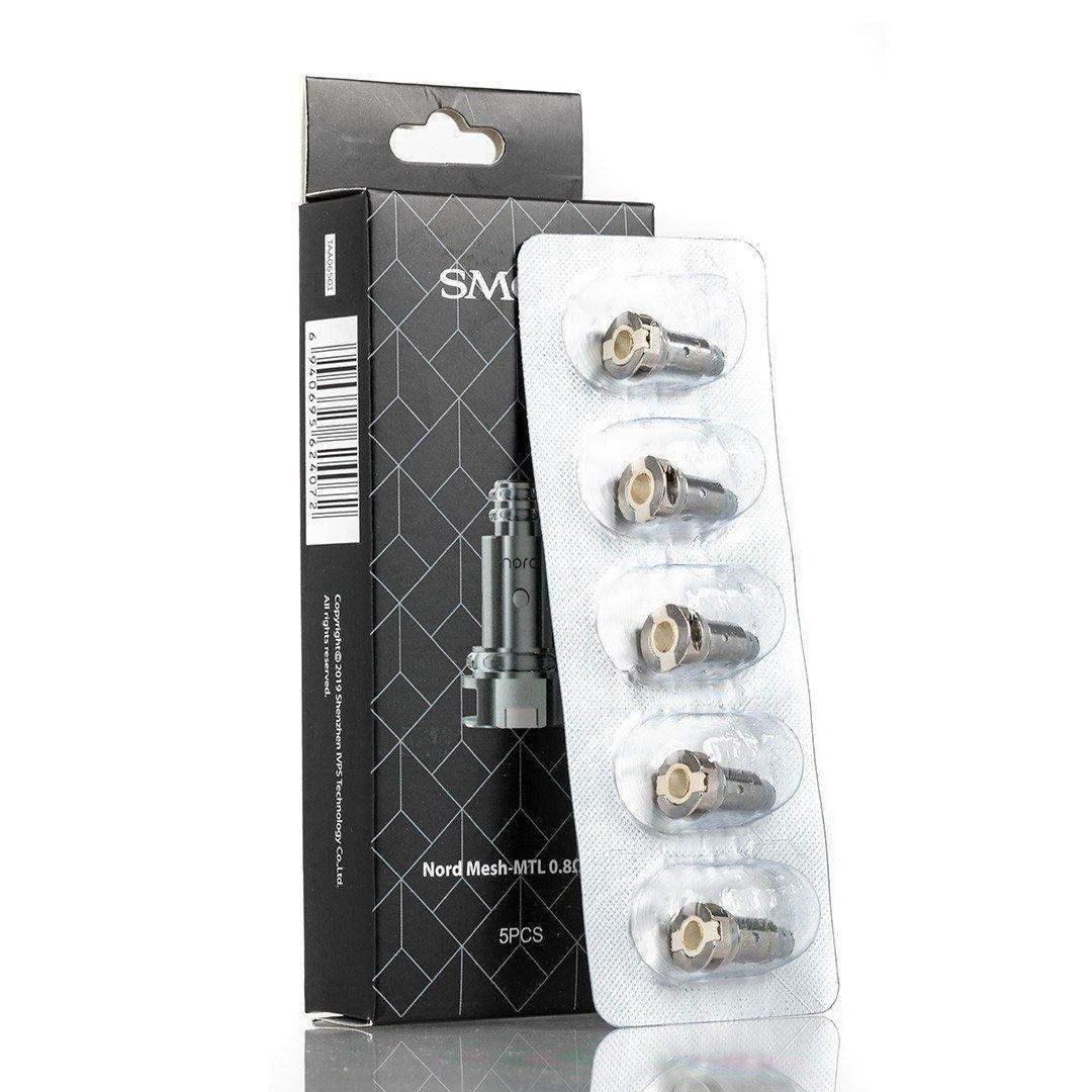 SMOK NORD REPLACEMENT MESH COILS - PACK OF 5 - Vapeslough