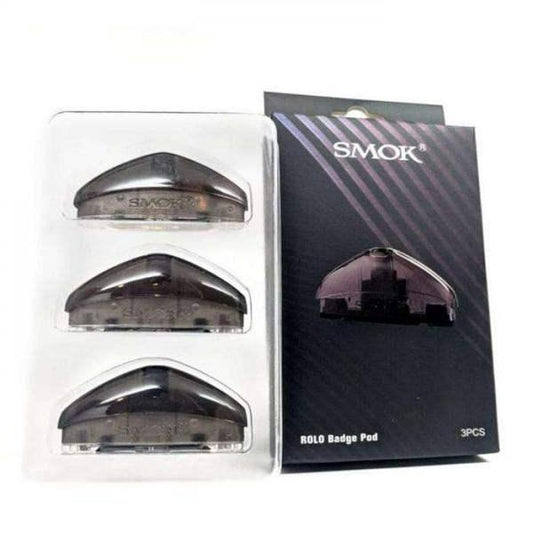 SMOK ROLO BADGE REPLACEMENT PODS - PACK OF 3 - Vapeslough