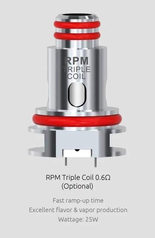 SMOK RPM REPLACEMENT COILS - PACK OF 5 - Vapeslough