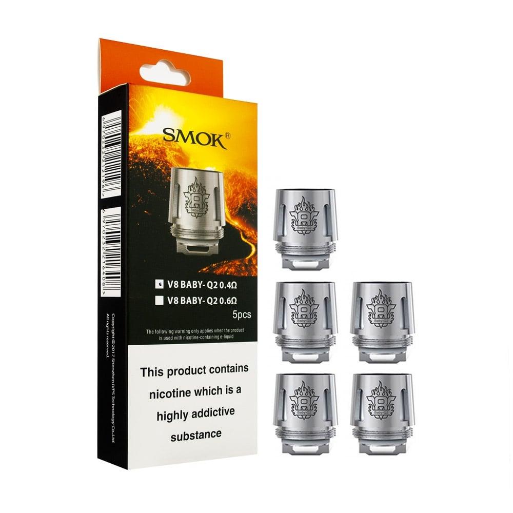SMOK V8 BABY REPLACEMENT COILS - PACK OF 5 - Vapeslough