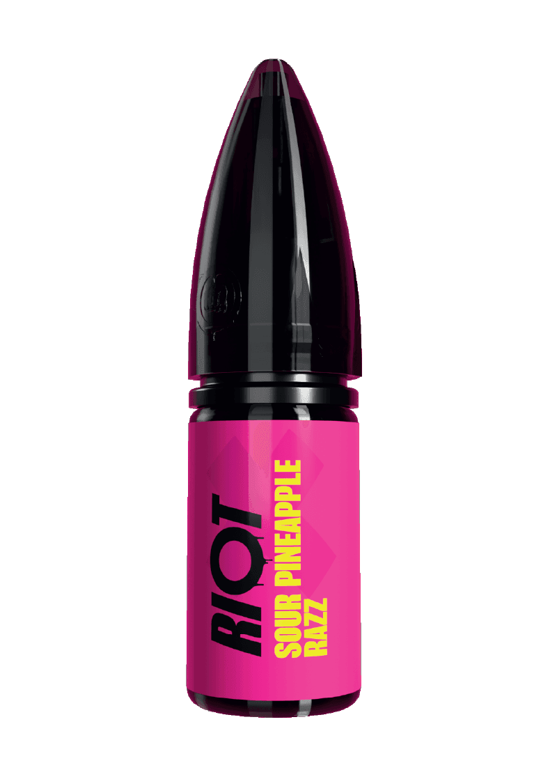 SOUR PINEAPPLE RAZZ - RIOT X - 10ML NIC SALT E-LIQUID - 5MG | 10MG | 20MG BY RIOT SQUAD - Vapeslough