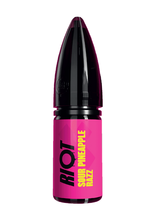 SOUR PINEAPPLE RAZZ - RIOT X - 10ML NIC SALT E-LIQUID - 5MG | 10MG | 20MG BY RIOT SQUAD - Vapeslough