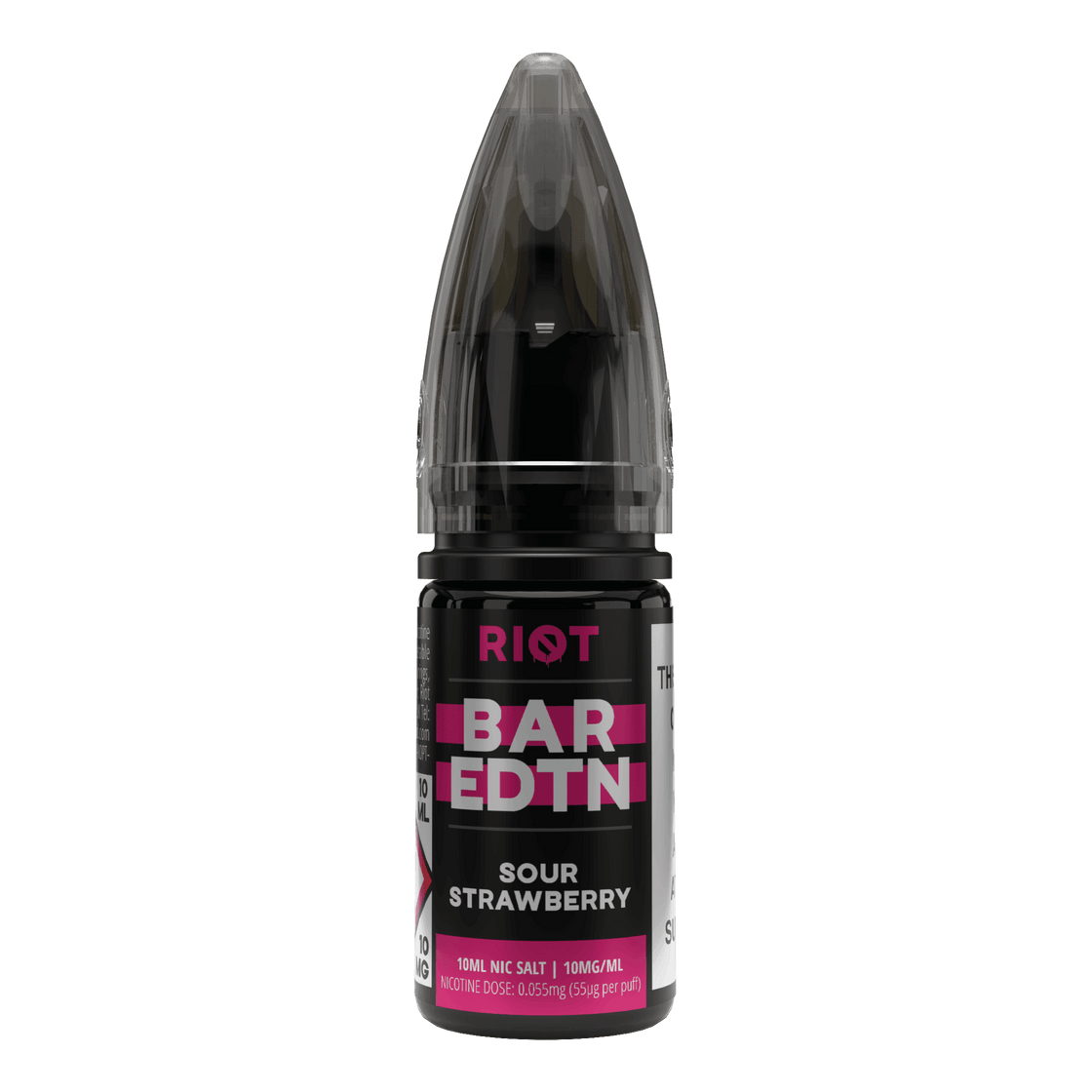 SOUR STRAWBERRY - BAR EDTN - 10ML NIC SALT E-LIQUID - 5MG | 10MG | 20MG BY RIOT SQUAD - Vapeslough