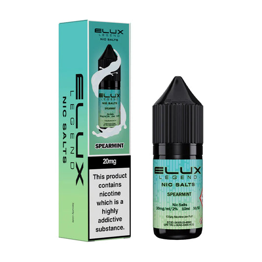 SPEARMINT 10ML NIC SALT BY ELUX LEGEND 10MG(1%) | 20MG(2%)
