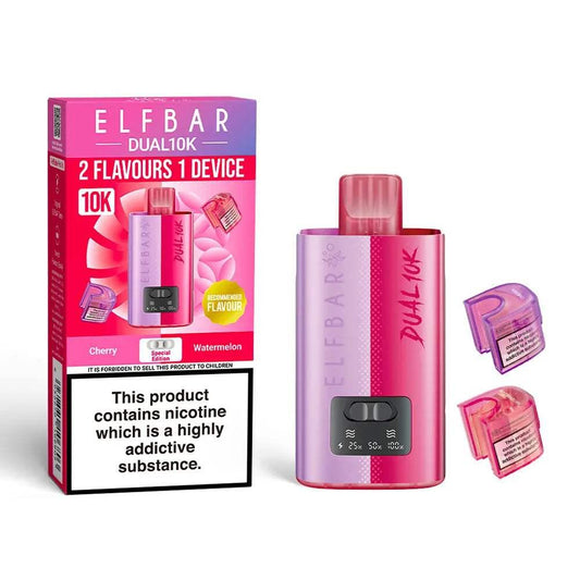 SPECIAL EDITION - ELF BAR DUAL 10K PRE-FILLED VAPE KIT - 20MG(2%) - Vapeslough