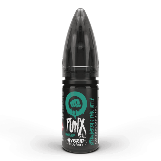 STRAWBERRY & PINK APPLE - PUNX BY RIOT - 10ML NIC SALT E-LIQUID - 5MG | 10MG | 20MG BY RIOT SQUAD - Vapeslough