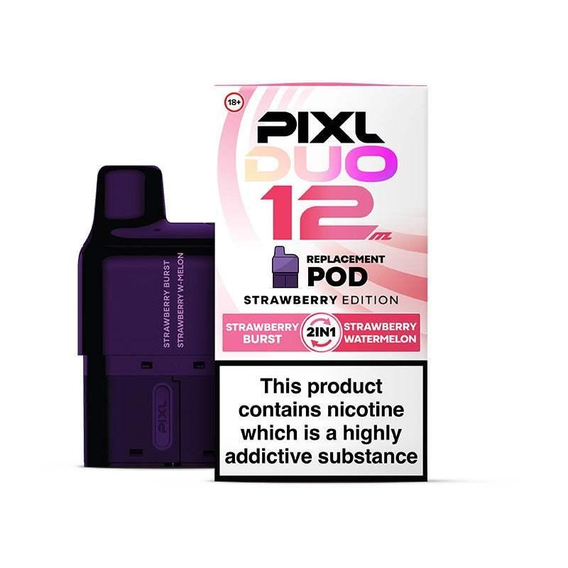 STRAWBERRY EDITION - PIXL DUO 12K REPLACEMENT PREFILLED POD - Vapeslough