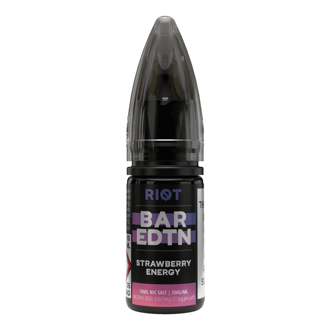 STRAWBERRY ENERGY - BAR EDTN - 10ML NIC SALT E-LIQUID - 5MG | 10MG | 20MG BY RIOT SQUAD - Vapeslough