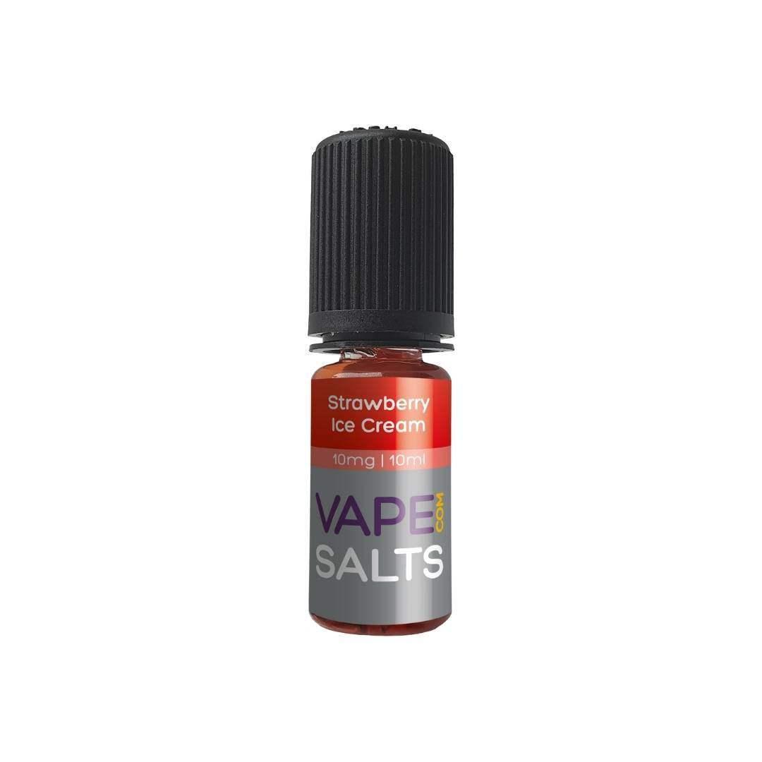 STRAWBERRY ICE CREAM 10ML NIC SALT E-LIQUID BY VAPECOM - Vapeslough