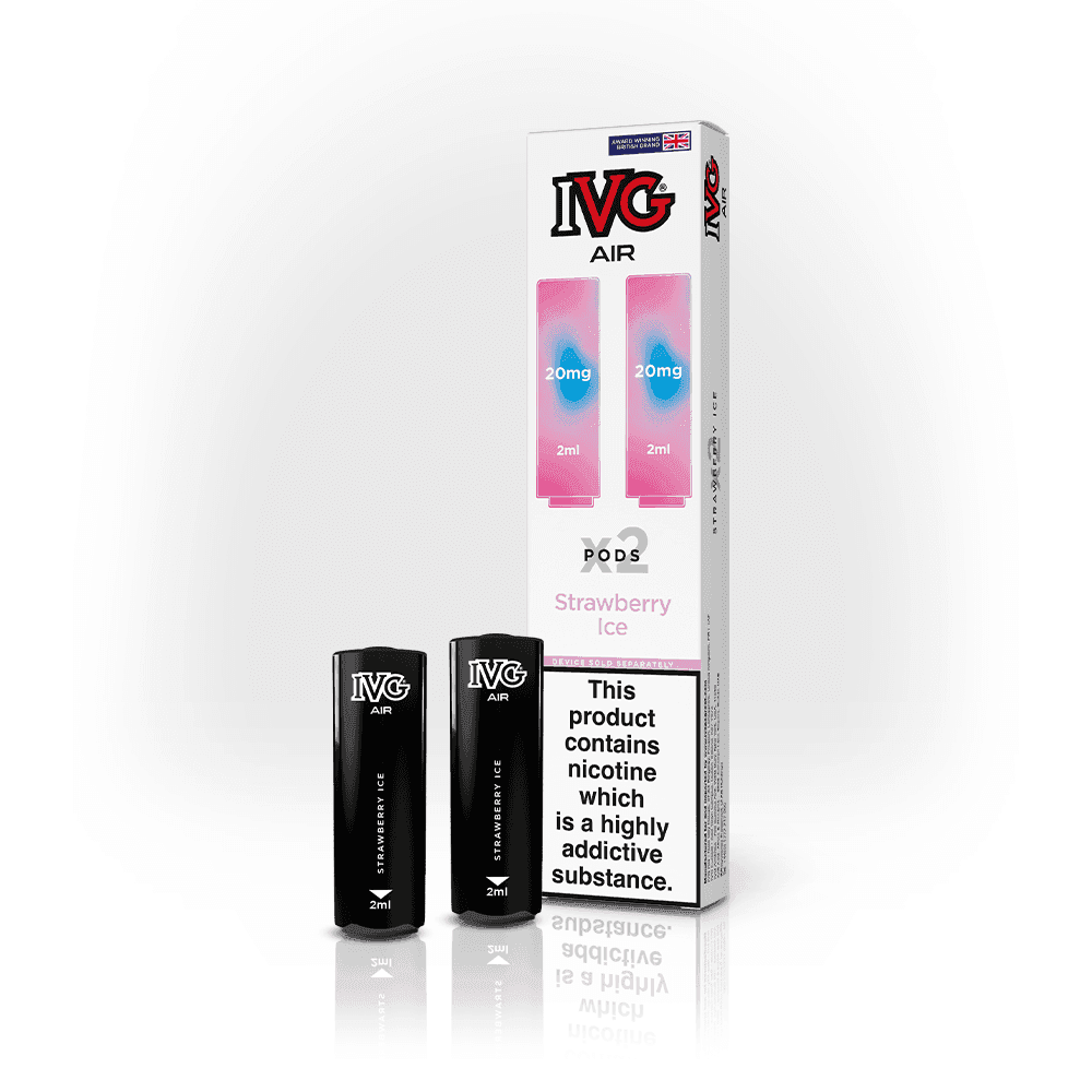 STRAWBERRY ICE IVG AIR 4IN1 PODS - Vapeslough
