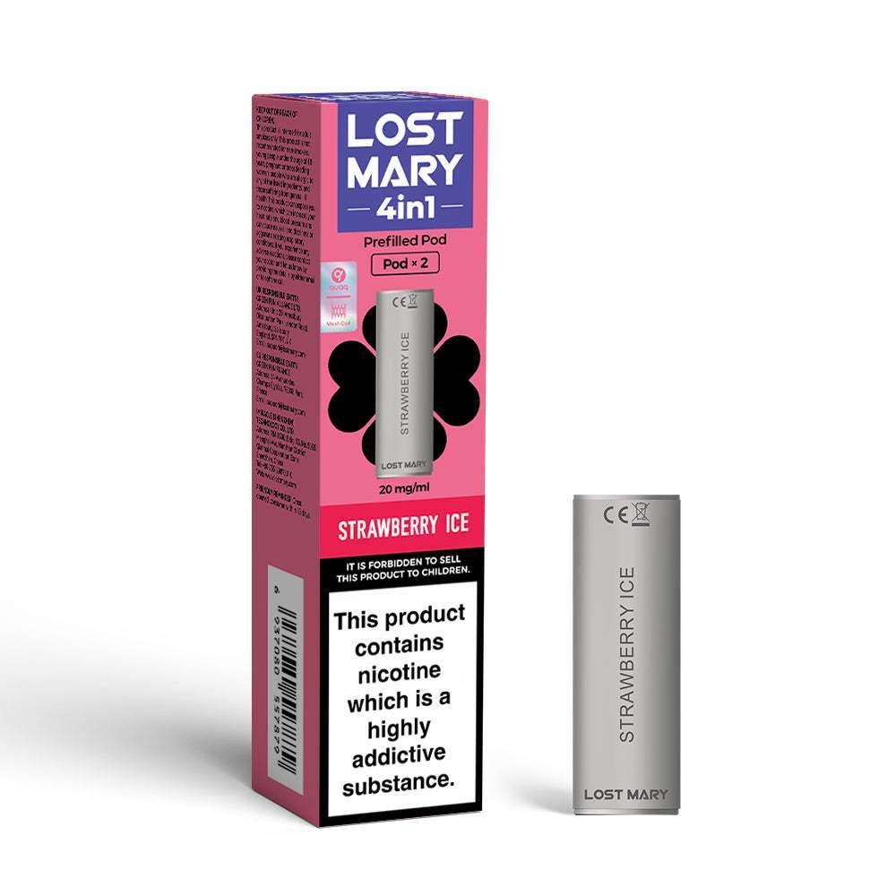 STRAWBERRY ICE LOST MARY 4IN1 PODS - Vapeslough