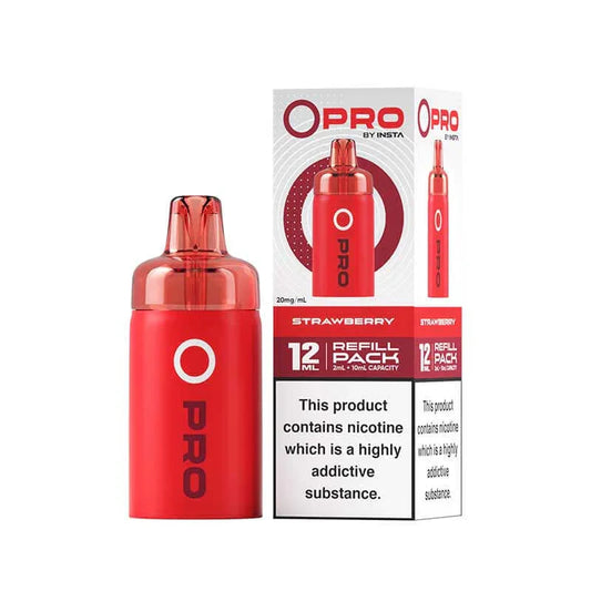 Strawberry Insta O Pro Prefilled Vape Pod + Refill - Vapeslough