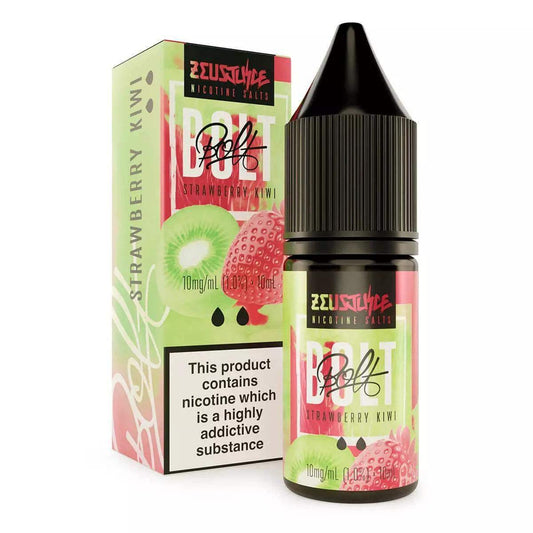 STRAWBERRY KIWI 10ML NIC SALT BY BOLT - ZEUS JUICE - Vapeslough
