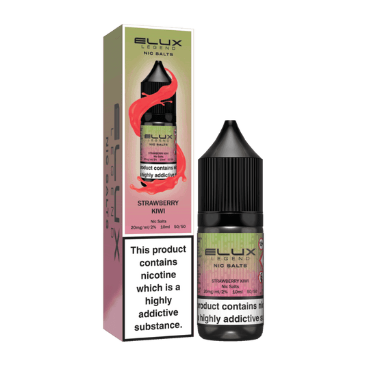 STRAWBERRY KIWI 10ML NIC SALT BY ELUX LEGEND 10MG(1%) | 20MG(2%) - Vapeslough