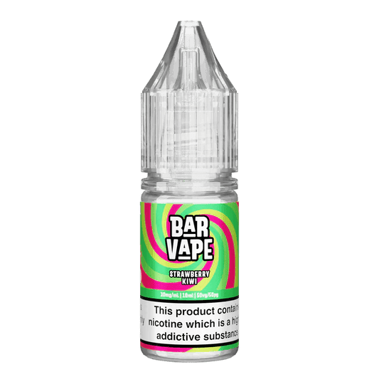 STRAWBERRY KIWI - 10ML NIC SALT E-LIQUID - 10MG | 20MG BY BAR VAPE - Vapeslough