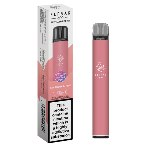STRAWBERRY KIWI - ELFBAR 600 PREFILLED POD KIT - Vapeslough