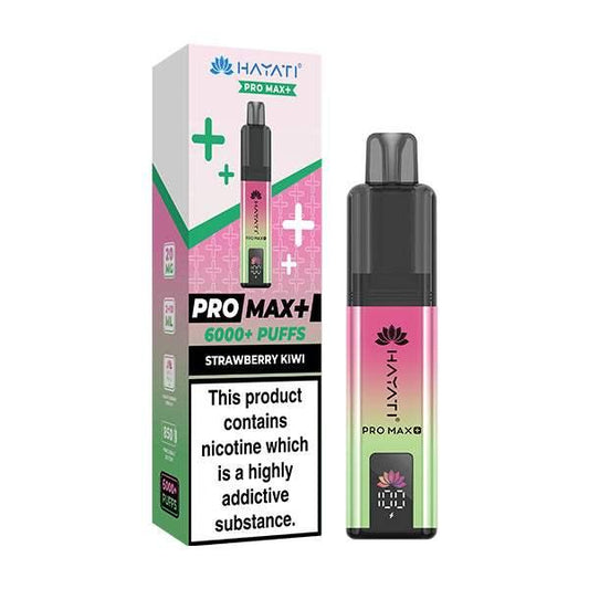 STRAWBERRY KIWI - HAYATI PRO MAX+ DISPOSABLE VAPE - 20MG(2%) - Vapeslough