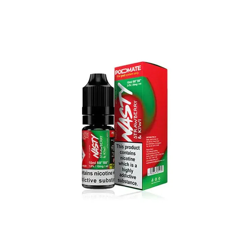 Strawberry Kiwi PODMATE 10ML NIC SALT NASTY JUICE - Vapeslough