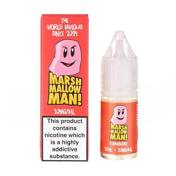 STRAWBERRY MARSHMALLOW 10ML NIC SALT E-LIQUID BY MARSHMALLOW MAN - Vapeslough