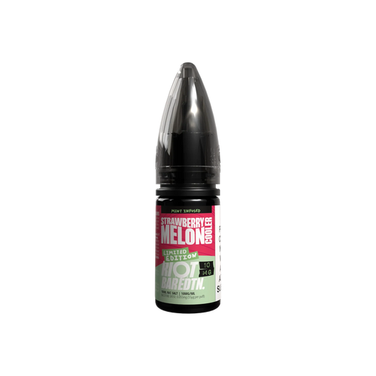 STRAWBERRY MELON COOLER - LMTD ETDN - 10ML NIC SALT E-LIQUID - 5MG | 10MG | 20MG BY RIOT SQUAD - Vapeslough