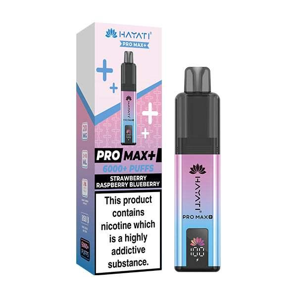STRAWBERRY RASPBERRY BLUEBERRY - HAYATI PRO MAX+ DISPOSABLE VAPE - 20MG(2%) - Vapeslough