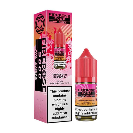STRAWBERRY RASPBERRY - FIREROSE 5000 - 10ML NIC SALT BY ELUX LEGEND 10MG(1%) | 20MG(2%) - Vapeslough