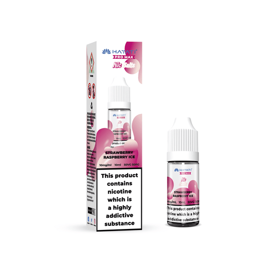 STRAWBERRY RASPBERRY ICE 10ML NIC SALT BY HAYATI PRO MAX 10MG(1%) | 20MG(2%) - Vapeslough