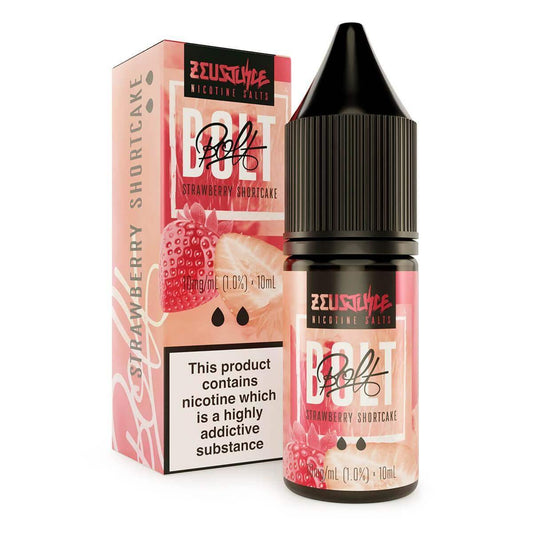 STRAWBERRY SHORTCAKE 10ML NIC SALT BY BOLT - ZEUS JUICE - Vapeslough