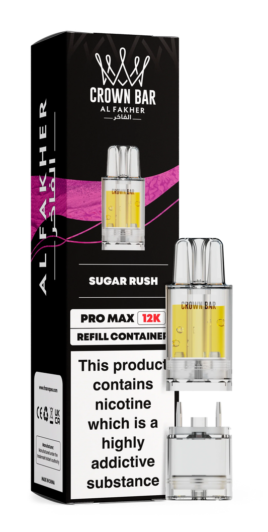 Sugar Rush Al Fakher Crown Bar Pro Max 12K Refill Pod - Vapeslough