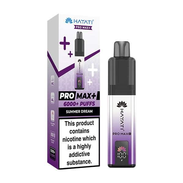 SUMMER DREAM - HAYATI PRO MAX+ DISPOSABLE VAPE - 20MG(2%) - Vapeslough
