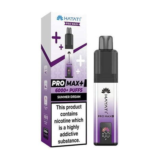 SUMMER DREAM - HAYATI PRO MAX+ DISPOSABLE VAPE - 20MG(2%) - Vapeslough