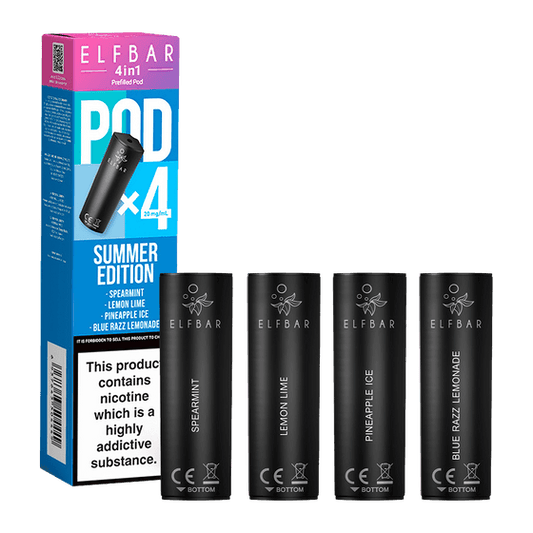 SUMMER EDITION ELFBAR 4IN1 PODS - Vapeslough
