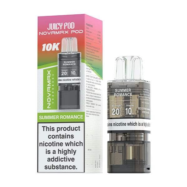 SUMMER ROMANCE - JUICY POD NOVAMAX 10K PRE-FILLED POD - Vapeslough