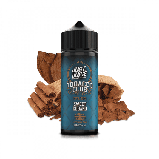 SWEET CUBANO TOBACCO 100ML SHORT FILL E-LIQUID BY JUST JUICE - Vapeslough
