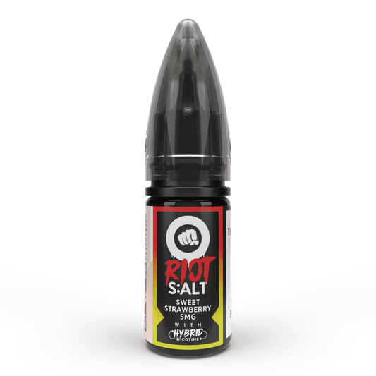 SWEET STRAWBERRY 10ML NIC SALT E-LIQUID - 5MG | 10MG | 20MG BY RIOT SQUAD - Vapeslough