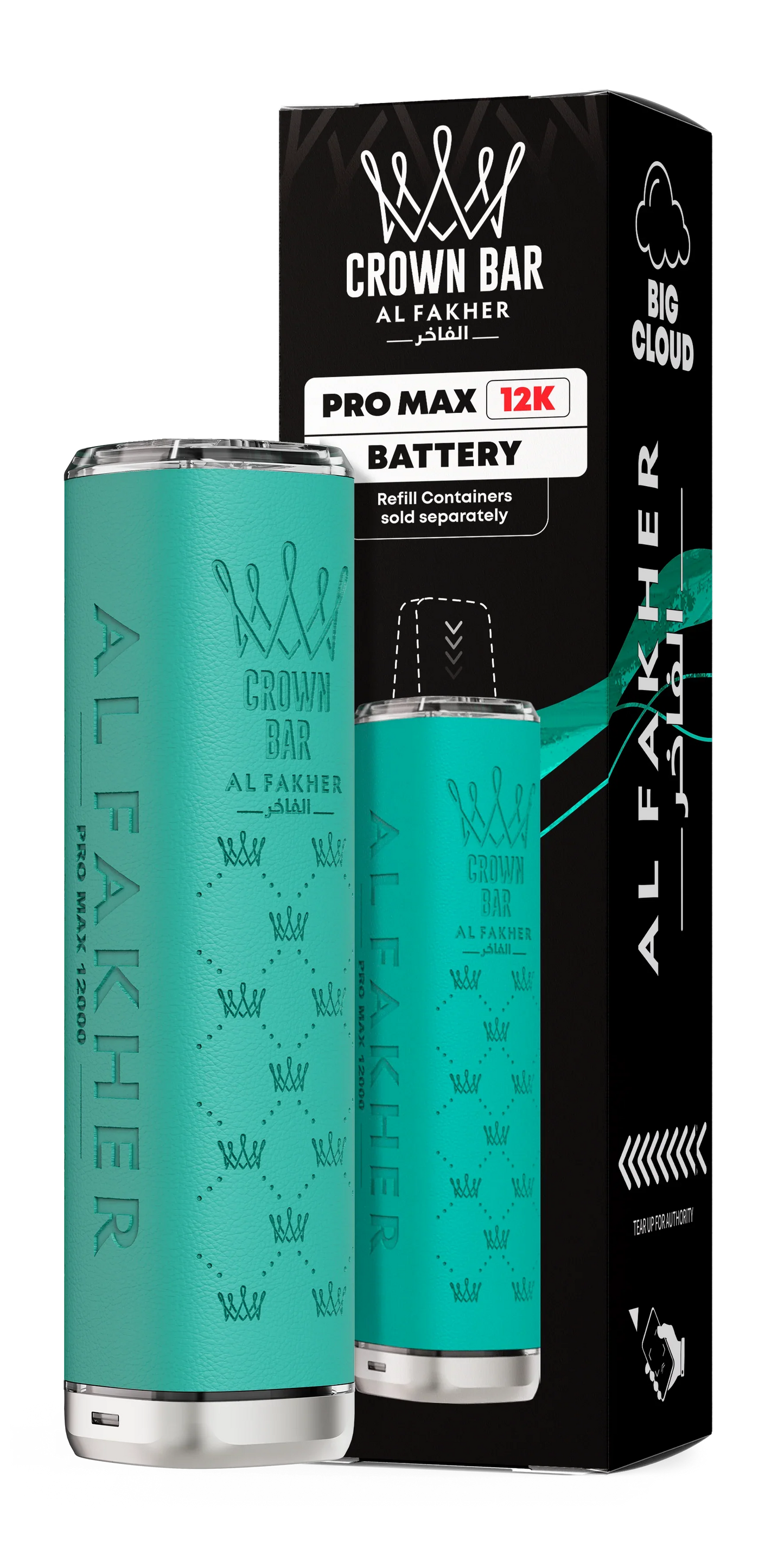 Teal Al Fakher Crown Bar Pro Max 12K Device - Vapeslough