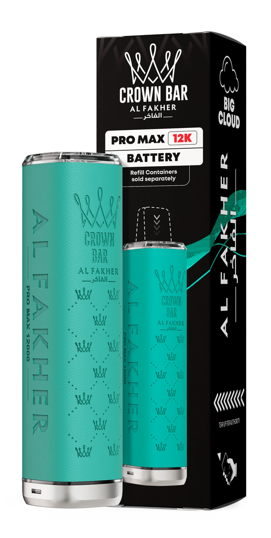 Teal Al Fakher Crown Bar Pro Max 12K Device - Vapeslough
