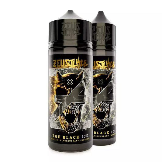 THE BLACK ICE 50 | 100ML SHORT FILL E-LIQUID BY ZEUS JUICE - Vapeslough